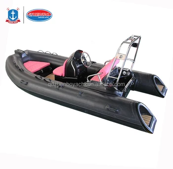 CE Certified 390cm luxury durable rib boat fiberglass bottom hypalon tube inflatable center console rib 390 boat details