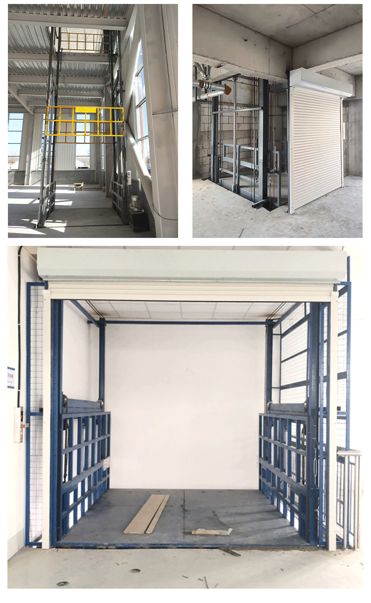 HAOKUN Hydraulic cylinder 10ton 6m high cargo lift outside incline cargo lift elevator home home cargo lifts supplier