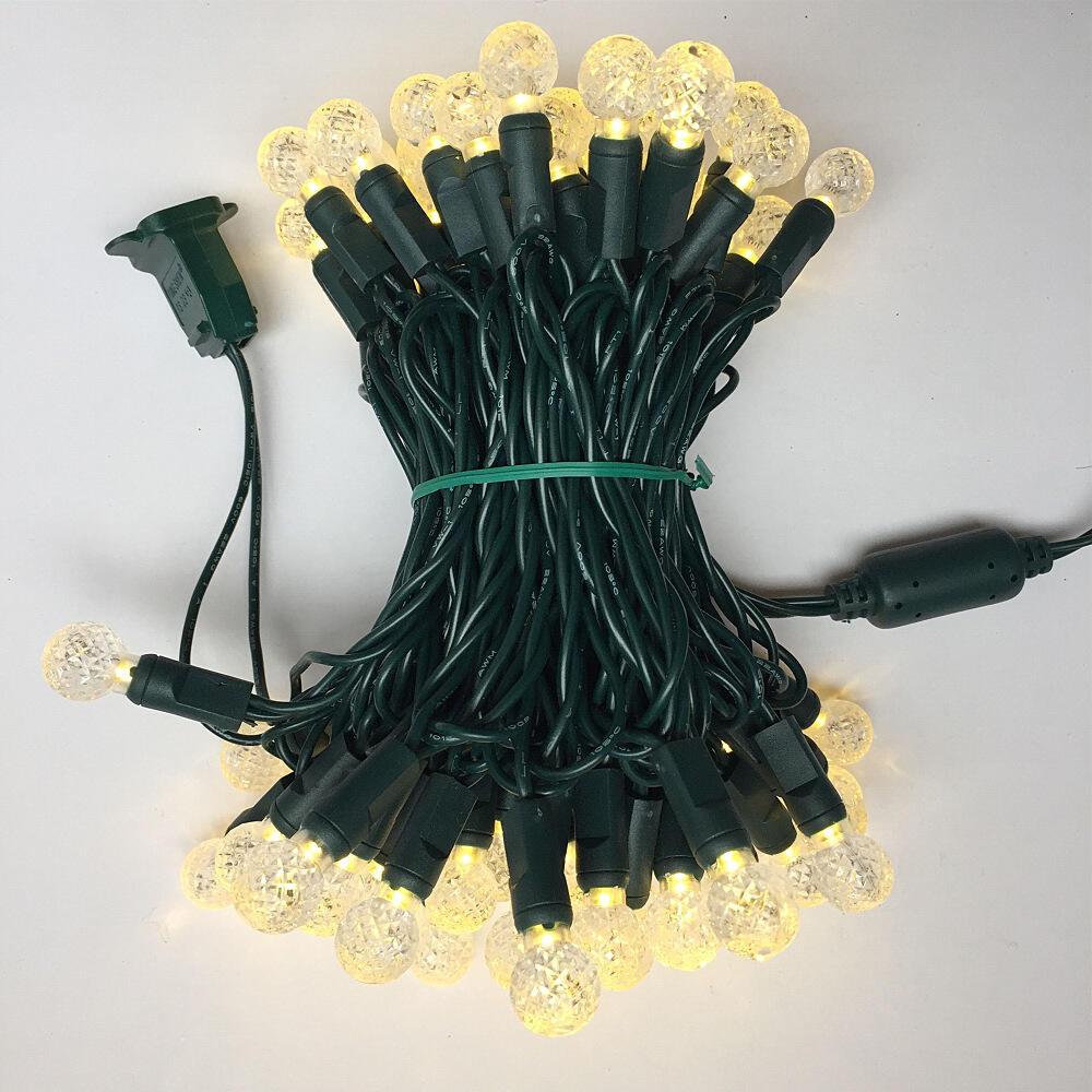 Commercial G12 100 Led 4inch Spacing Globe String Lights for Christmas Tree Decoration supplier