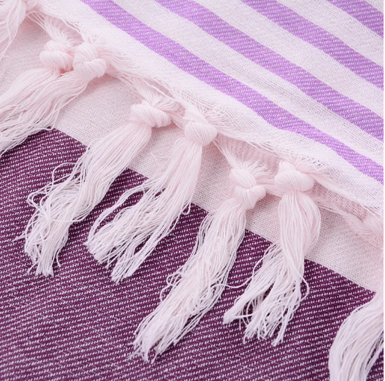 Turkish Beach Towel Turkish Striped Tassel Cotton Bath Towel Travel Gym Camping Bath Towel Beach Blanket Cloth Mat HamammTowel manufacture