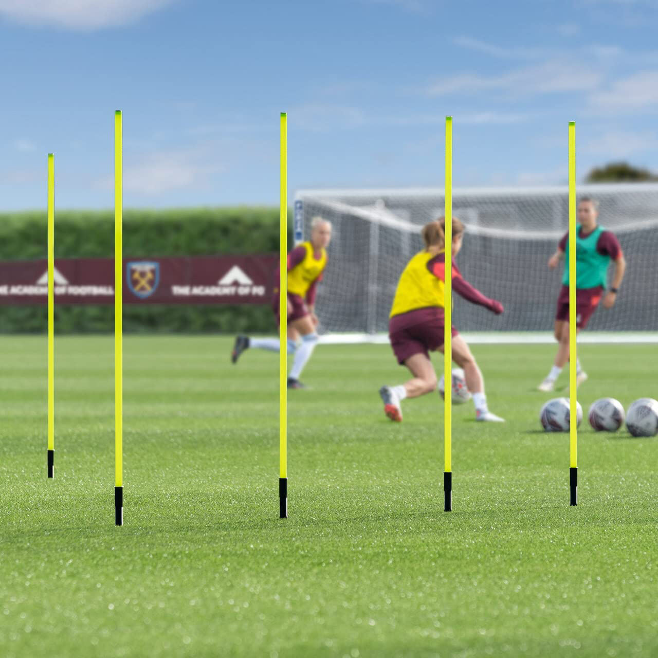 Équipement d'entraînement de football, ensemble de poteaux d'agilité Salom, fournisseur de poteaux d'entraînement d'agilité de football