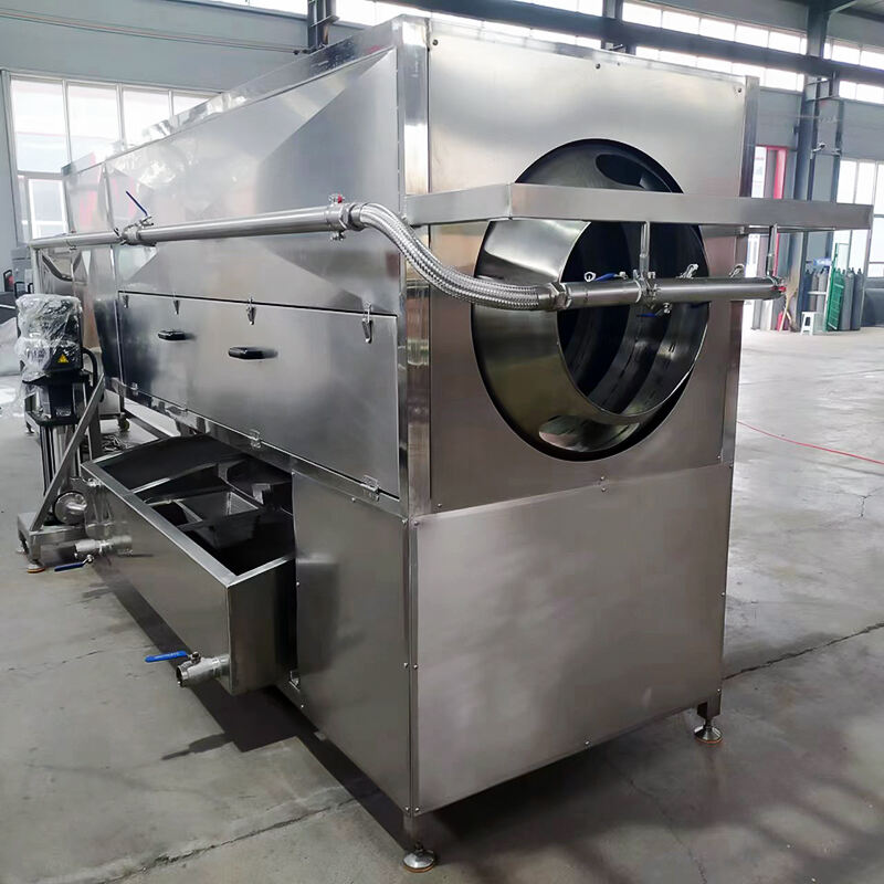 LONKIA Potato Carrot Fruit And Vegetable Drum Washing Machine / Rotary Drum Washer details