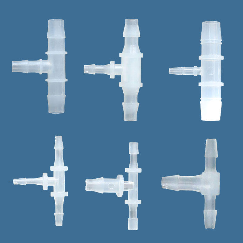 12-8-12 Hose Barb 3 Ways Tee Reducer Barbed Reducing Tee Connector factory