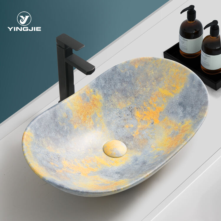 designer wash basin manufacturer colorful bathroom art basin sink for hotel