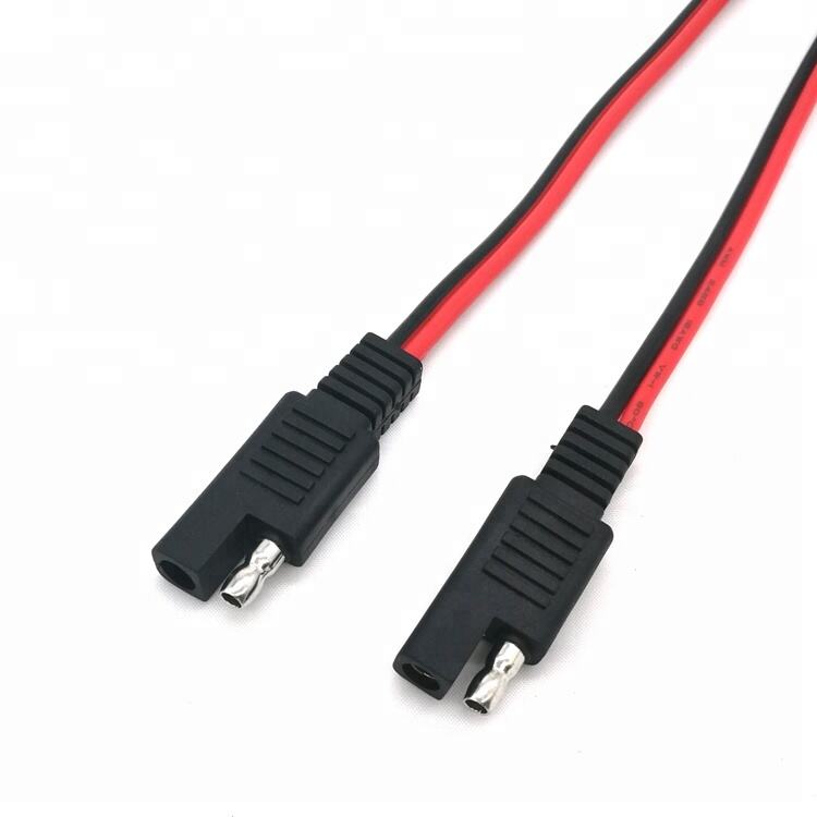 Heavy Duty DC Cord SAE Connector with Dust Cap SAE to SAE Extension Cable