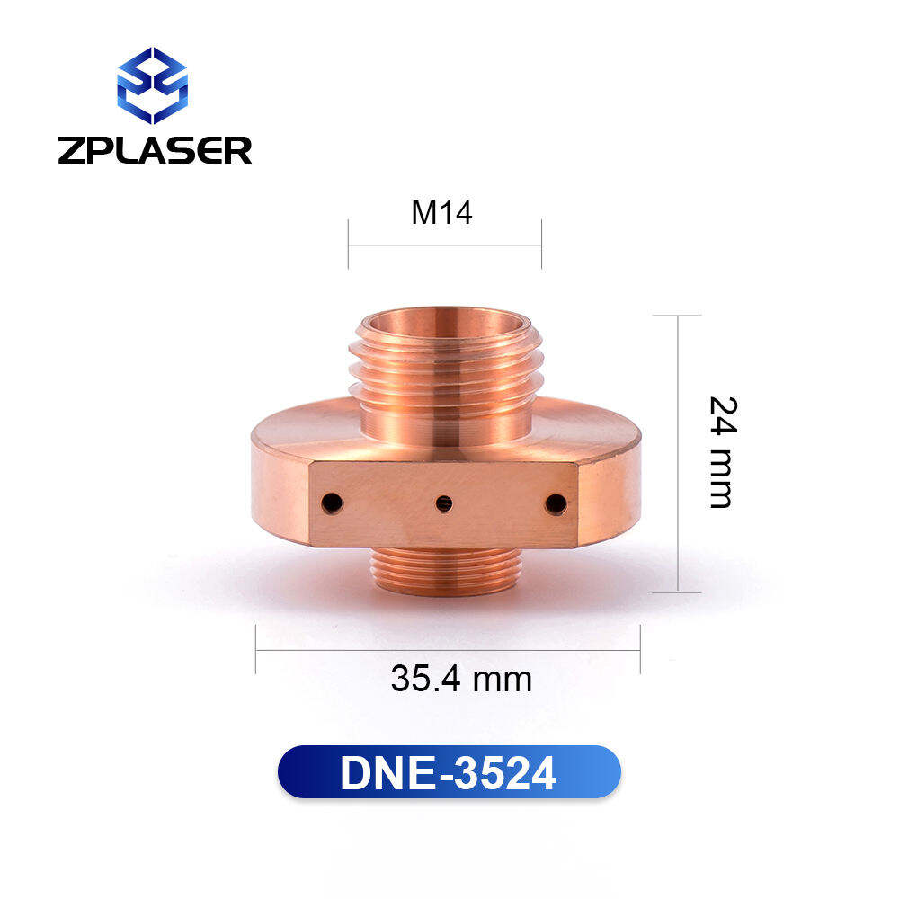 ZP DNE Series Laser Cutting Nozzle Chrome-Plated Single Double Layers Nozzle DNE Laser Cutting Nozzles supplier