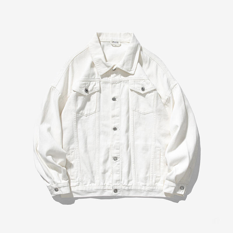 Suppliers Denim Cotton Fabric Jackets Oem Custom Manufacturer Pigment Washing Mens Jean Denim Jacket manufacture