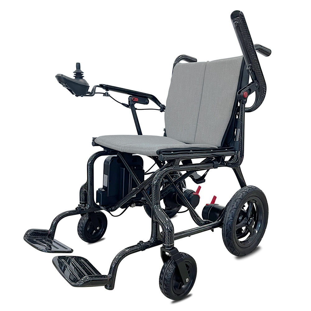 Ksm-507 Buy Portable Folding Lightweight Electric Wheelchair Convenient to Move for Disabled Carbon Fiber Folding Chairs