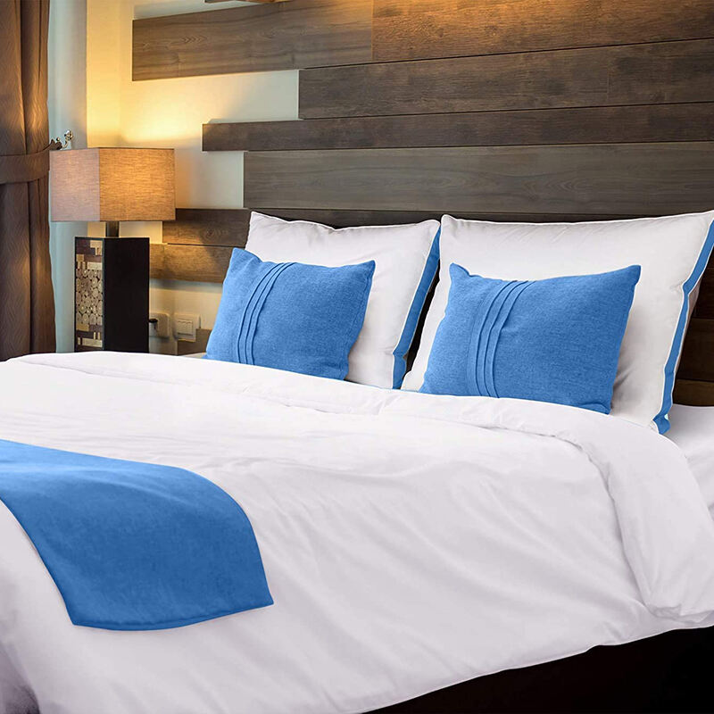 Cheap price china best selling Comfortable Polyester Premium Quality Gusseted hotel pillow details