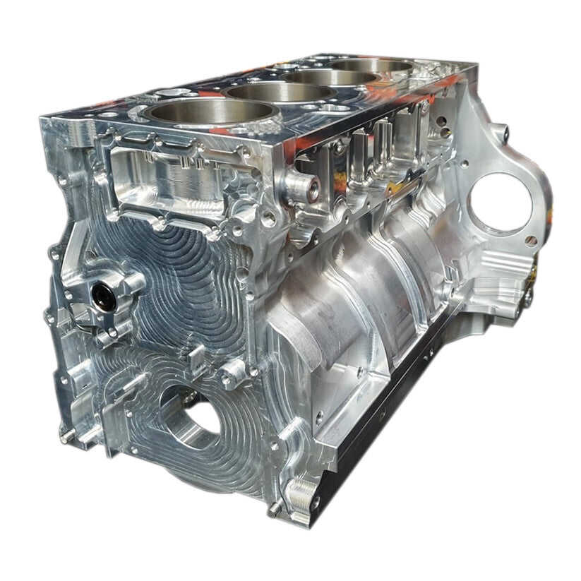 5 Axis CNC Machining  Auto Engine Part 6061-T6 aluminium alloy CNC car Automotive Engine cylinder head block machining parts details