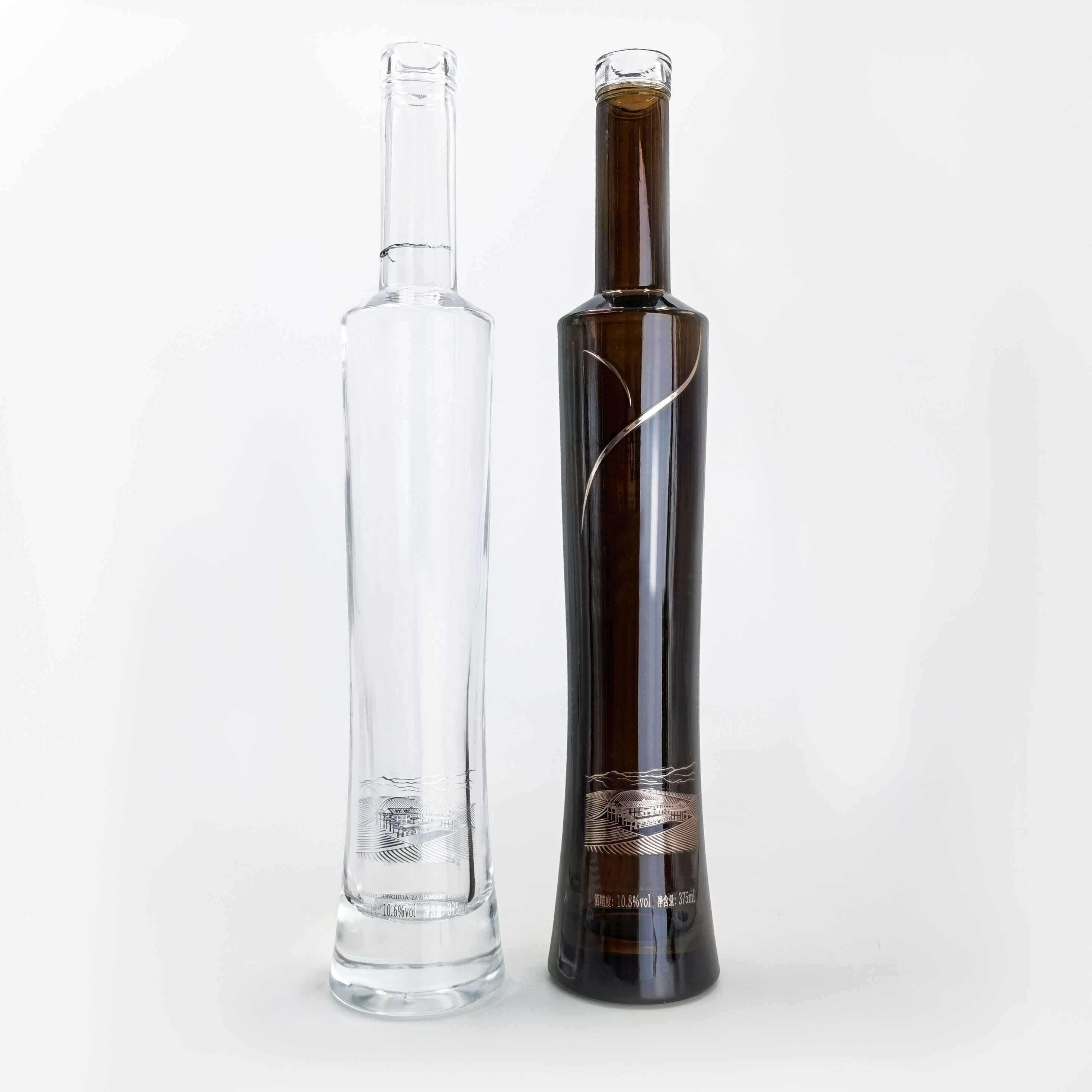 glass bottle supplier black glass bottle for liquor tequila whisky gin rum 500ml vodka glass bottle details