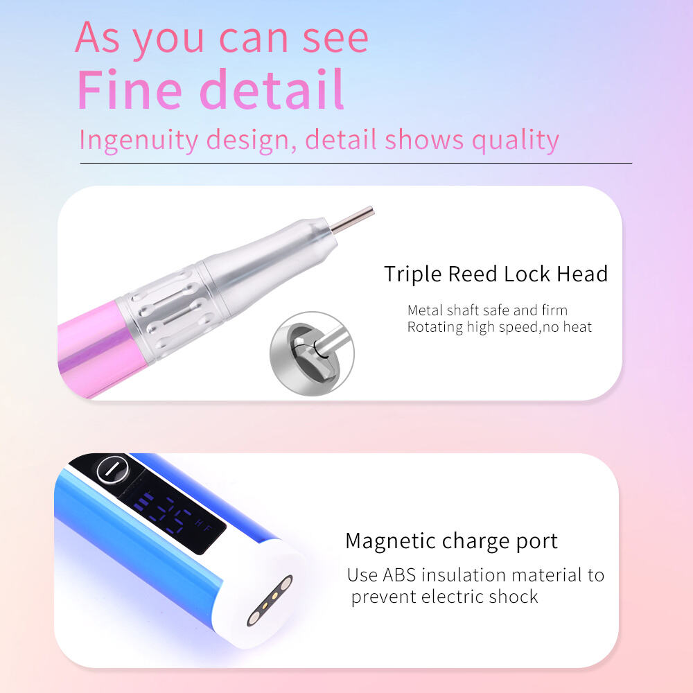 Compact & Powerful 35K RPM Cordless Nail Drill Portable Mini Nail Drill For Efficient Manicure And Pedicure Professional Salon-Quality Grooming manufacture