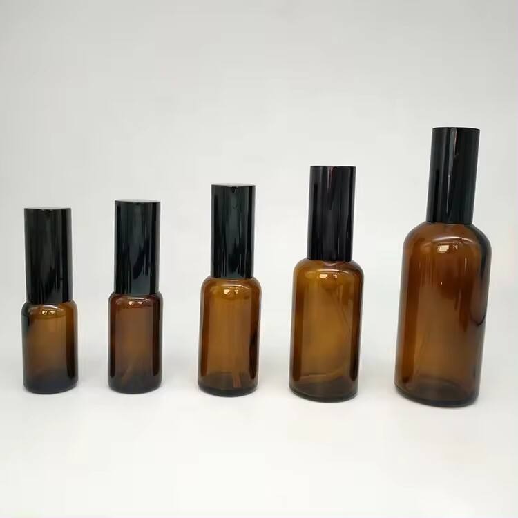 Amber 5ml-200ml perfume&Essential Oil Packaging Bottles cosmetic Glass Bottle Dropper glass Bottle wholesale factory