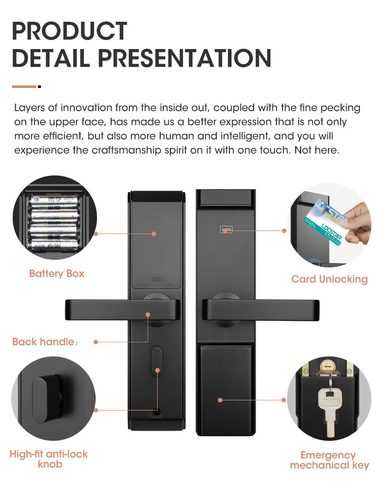 Locstar Room System Portable With Key Card Hotel Door Lock factory