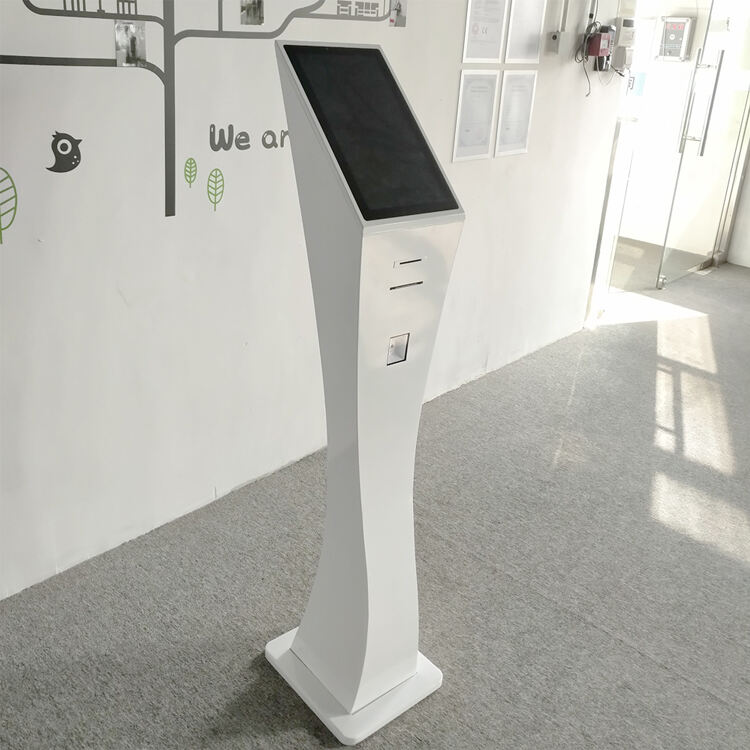 8" 10" 14" 15.6" 32" Inch Queue Management System Ticket Dispenser Floor stand Built-in Sever With TD Ticket Printer supplier