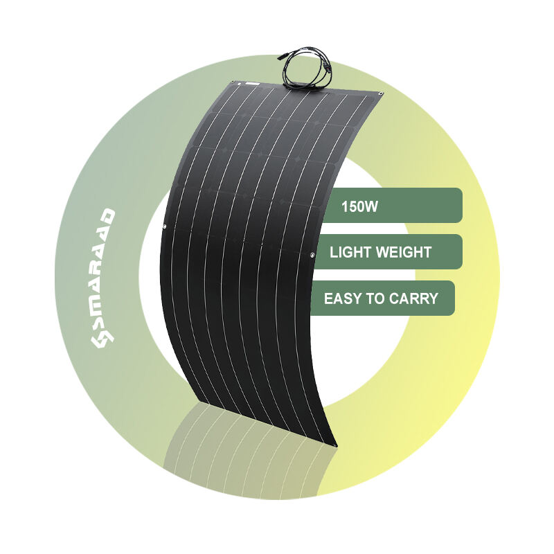 Factory custom solar panels are used to power roofs, RV camping and street lights