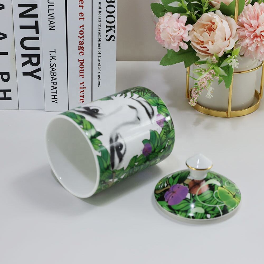 Custom Porcelain Candle Stick Holder Modern Ceramic Fornasetti Jars Velas Vessels Desk Ornaments In Candle Set Box details