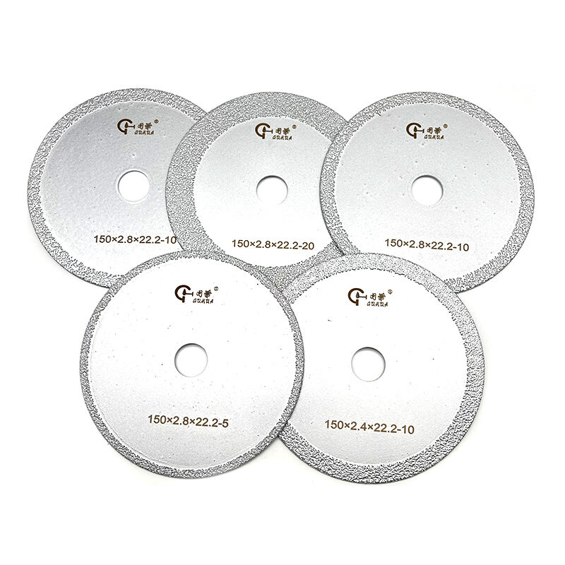 GuHua 150mm Brazed Disc Saw Blade Diamond Metal Cutting Disc for Metal Steel Iron Tile Marble supplier