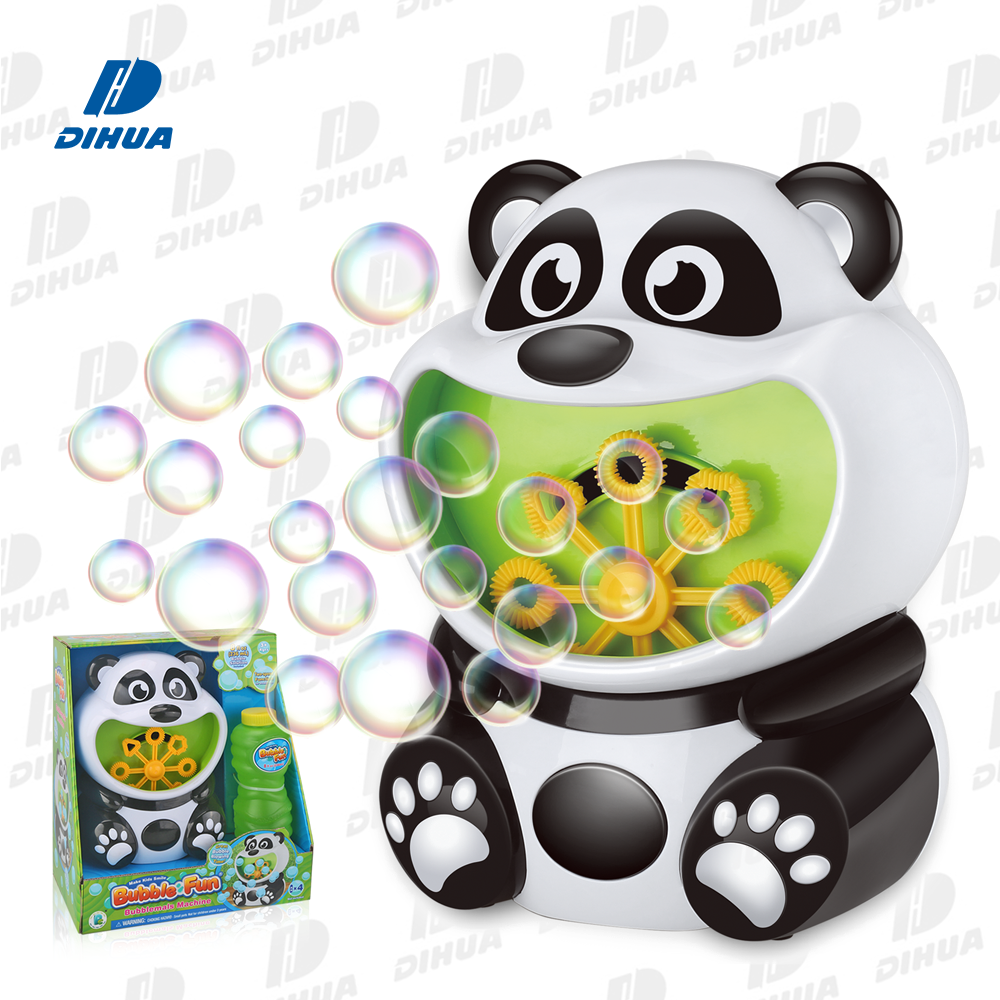 BUBBLE FUN - Automatic Bubble Toy Machine Kids Baby Bath Animals Panda Burbujas Soap Blower Maker Indoor Outdoor 8oz(236ml)