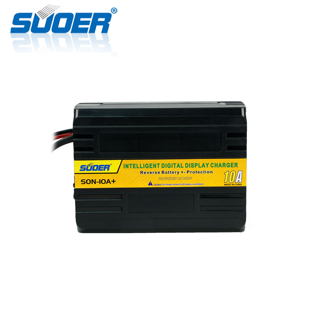 SON-10A+ Suoer fast charging Lead Acid Solar Automatic 6V 12V Car Battery Charger