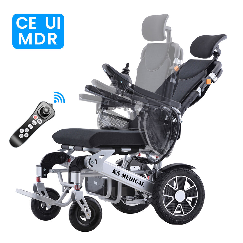 KSM-606AR Effortless Maneuverability Electric Wheelchairs for Busy Professionals Automatic Power Reclining Smart Wheelchair