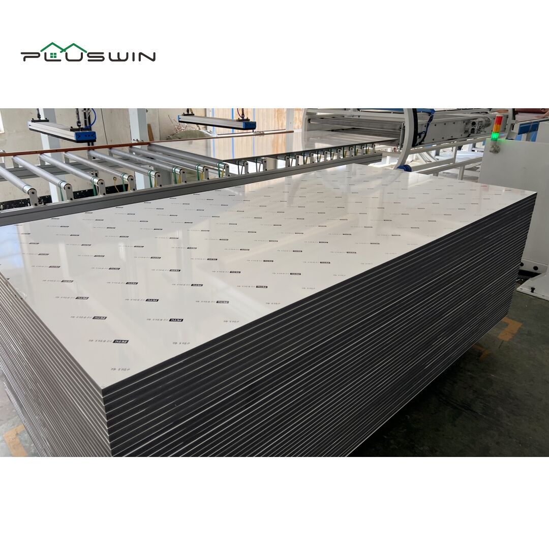 Wooden  Color PVC Foam Plastic Board Laminated Sheet with Edge Bending Service supplier