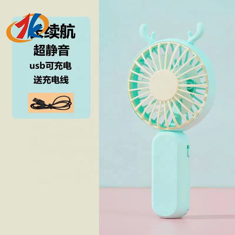 2024 new ins style children's manual fan cartoon USB rechargeable fan portable mini fan promotional toys details