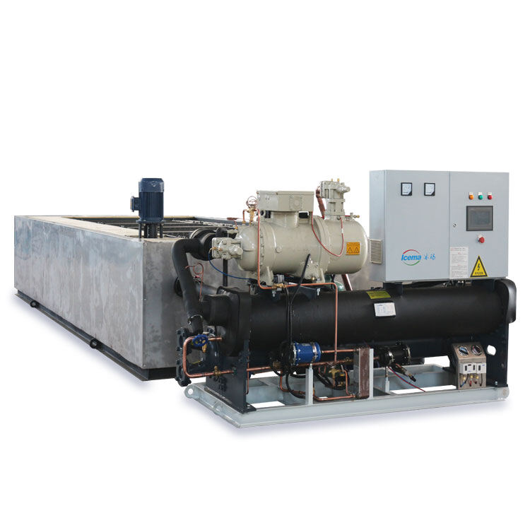 Automatic Brine Block Ice Machine Maker 50ton/day details