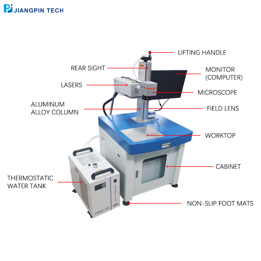 UV cabinet laser marking machine details