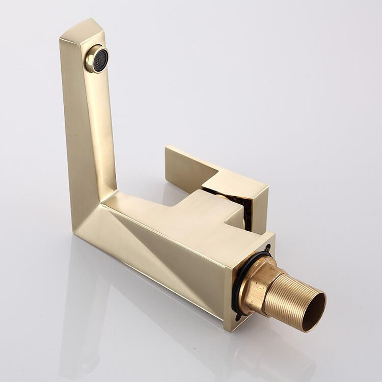 Manufacturer sanitary ware bathroom water brass single hole basin faucet mixer tap supplier