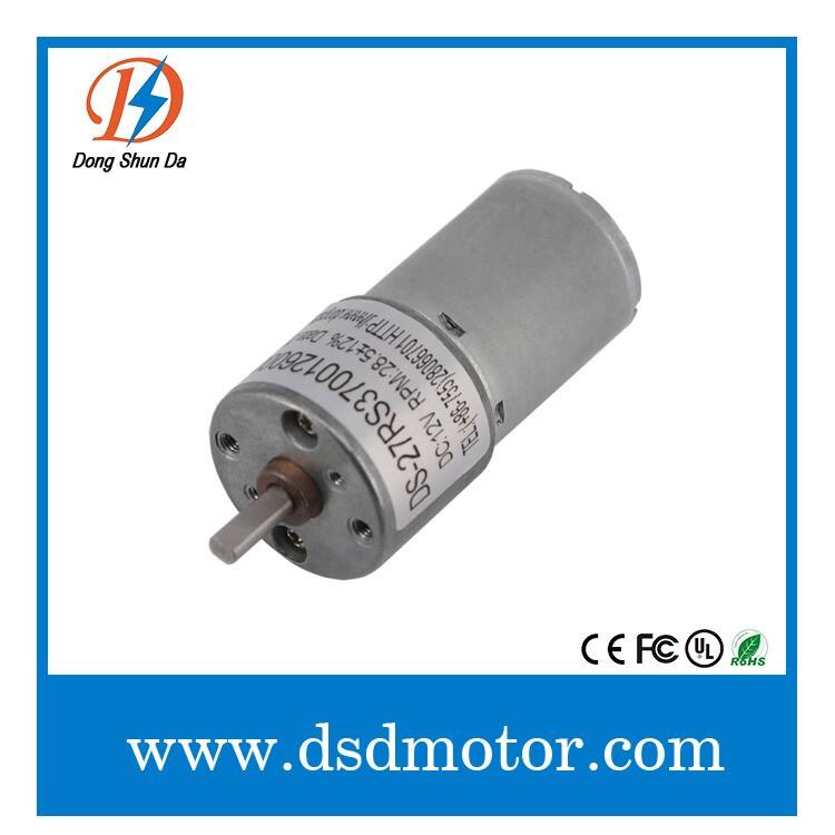 27mm 12V spur gear motor with reducer for electric welding machine manufacture