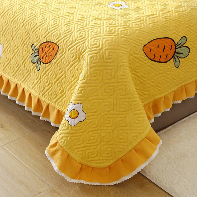 High quality 3pc cotton patchwork elegant embossed quilt bedding bedspreads supplier