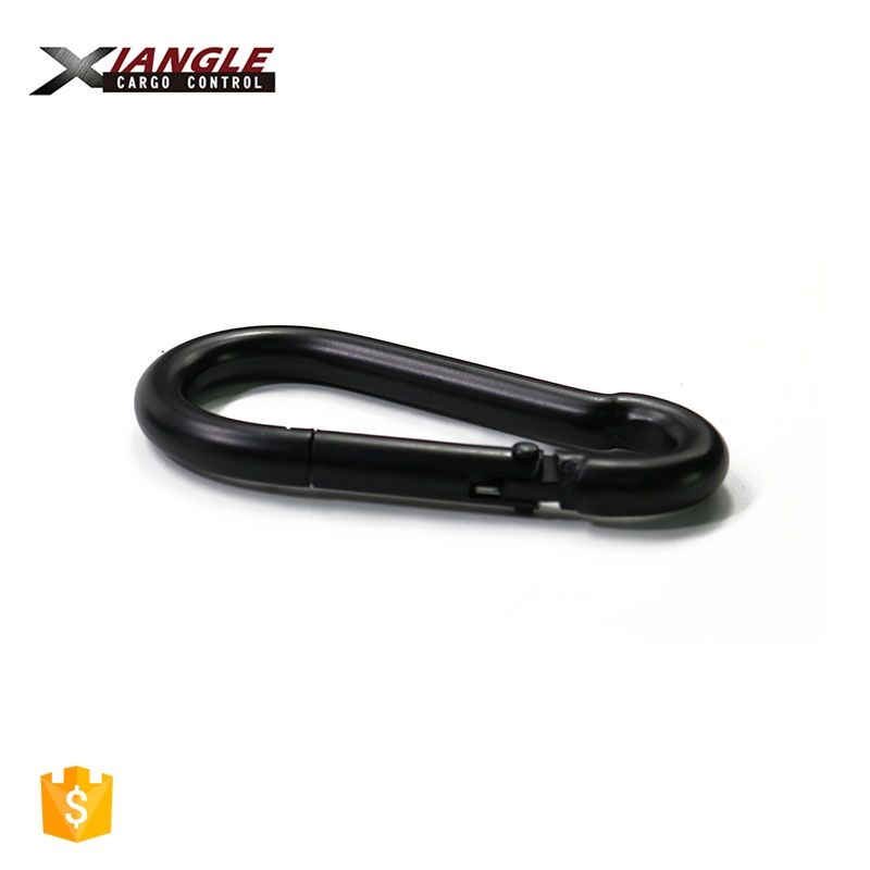 Factory Price Strong 8# D Shape Clip Climbing Rotating Lock Carabiner Hook supplier