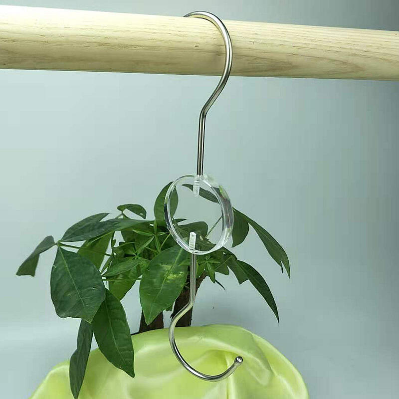 Factory direct sales acrylic s hook hook clothing store special transparent hanger supplier