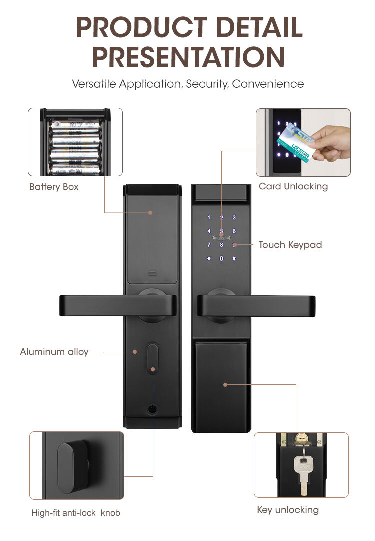 Locstar Manufacturer Guest Room Safety Deadbolt Digital Hotel Door Lock manufacture