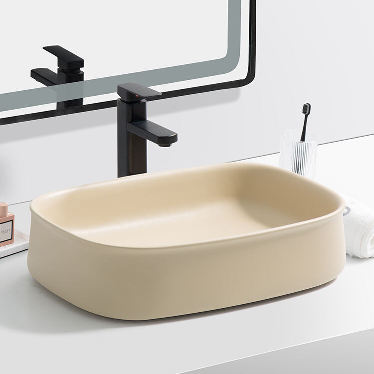 waschbecken bathroom ceramic modern vessel sink sanitary wares art hand wash countertop basin for bathroom factory