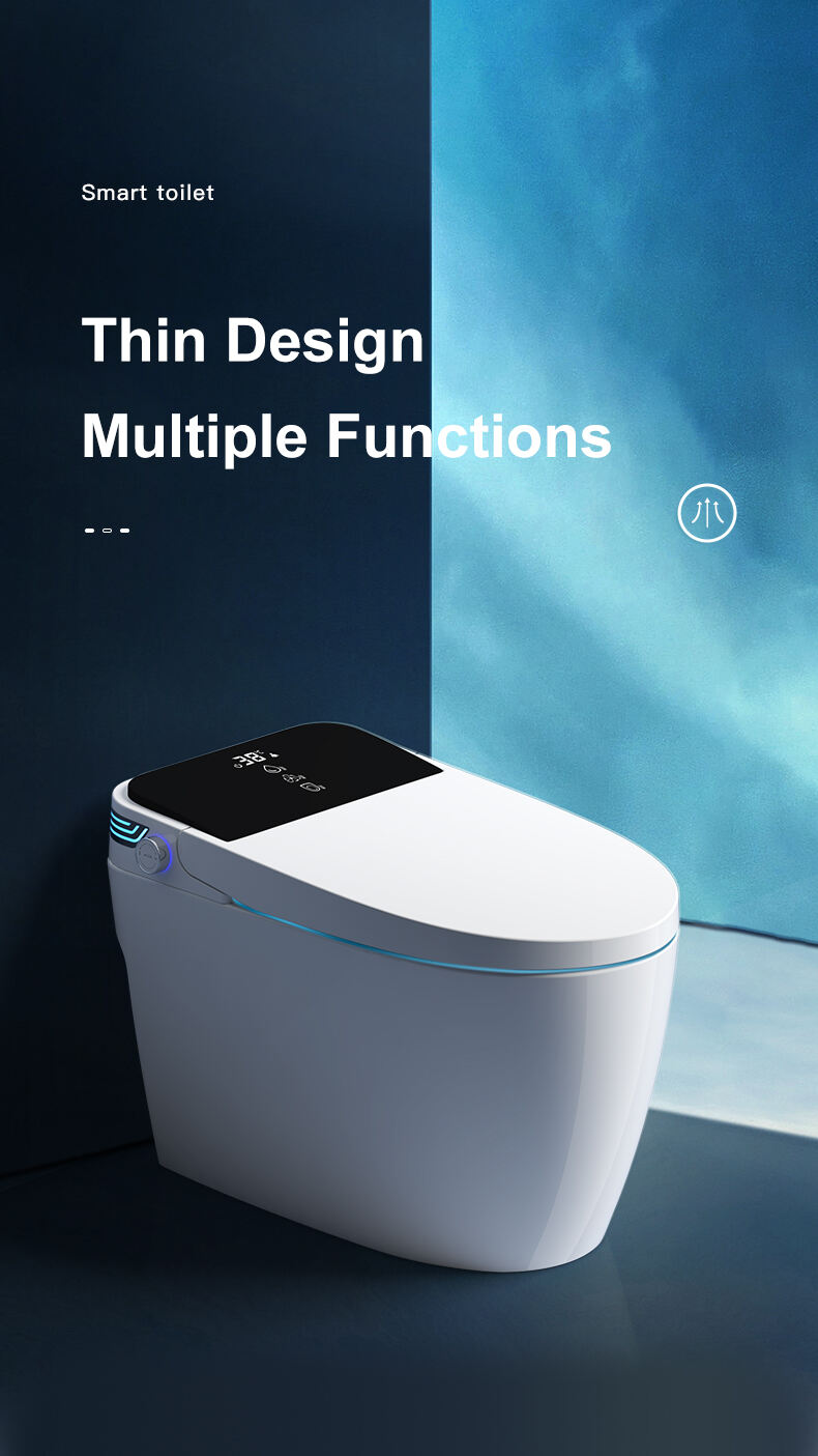 High Quality Automatic Sanitary Ware Intelligent Toilet Bowl Electric One Piece Tankless Bathroom Wc Intelligent Smart Toilet details