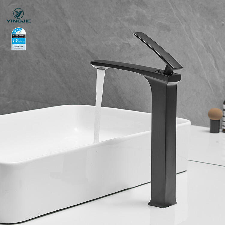 single handle deck-mounted mixer faucet for bathroom sink details