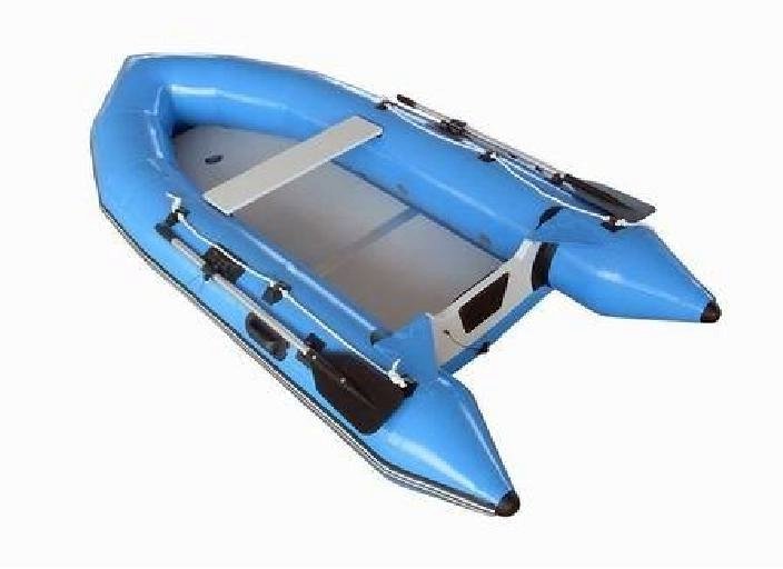 Customized Logo PVC/HYPALON Zodiac 2-3 person  Inflatable ZB-250 PVC Boats with Aluminium Floor supplier