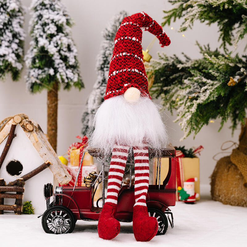 Gnome Christmas Plush Gnomes Gonk Christmas Santa With Long Legs Desktop Ornament supplier