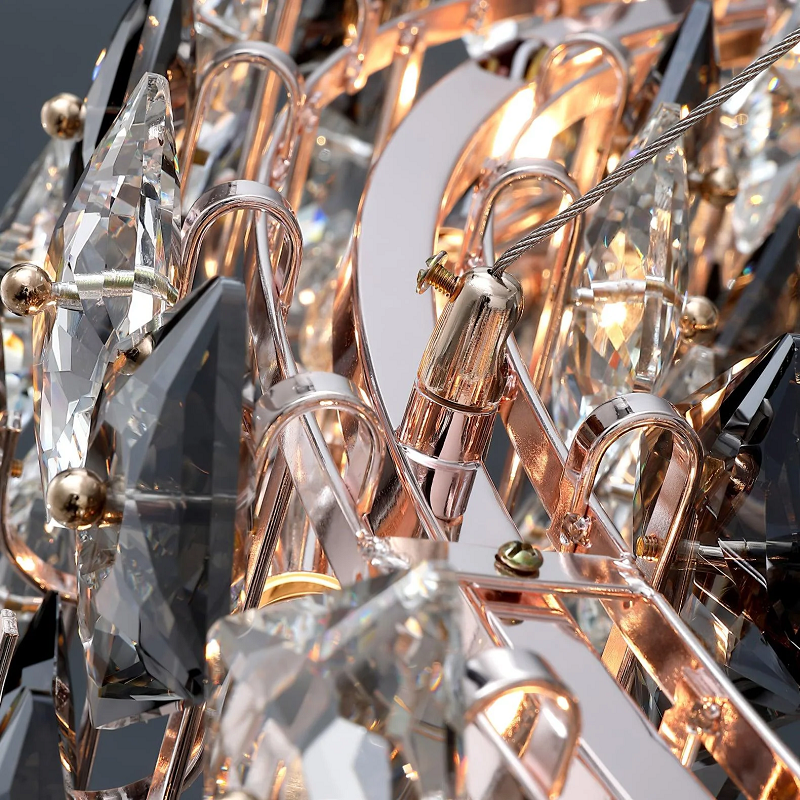Metal Chandeliers Hanging Lighting Home Decor Crystal Chandeliers For Weddings factory