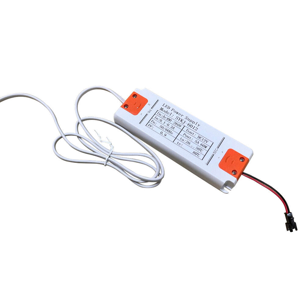 Factory custom wholesale Ultrathin Ac110-260V 12v/5A 60W LED Driver Connect  Fog Film Lighting Driver Switching Power Supply supplier