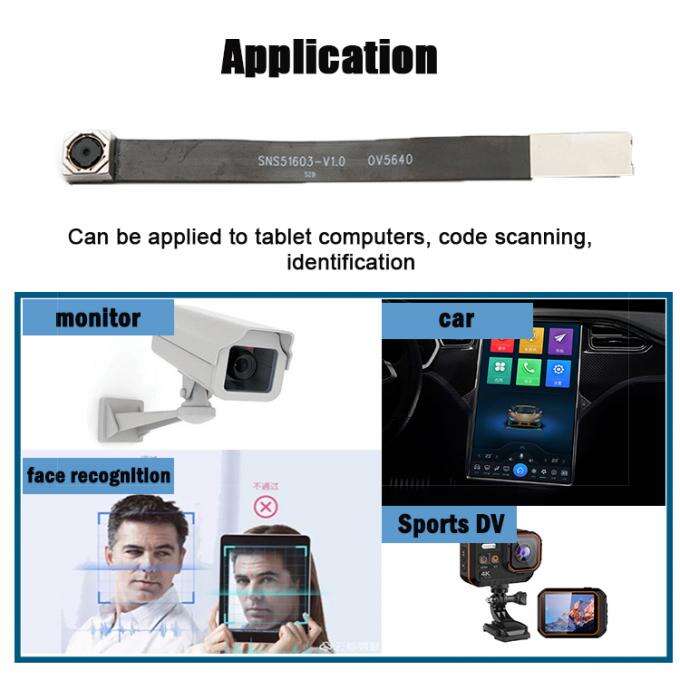 OEM 5MP Camera Module OV5640 Sensor DVP Interface For Code Scan Recognition 2