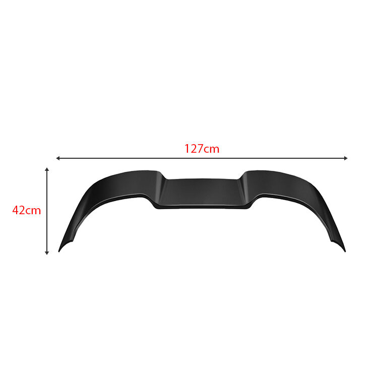 Car Rear Roof Wing Spoiler ABS Carbon Fiber Rear Trunk Spoilers For BYD ATTO 3 Atto3 Yuan Plus Accessory factory
