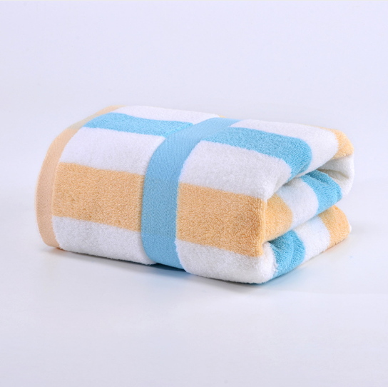 QK Large Size 100% Cotton Bath Towel Beach Wash Cloths Travel Towel Soft for Adults Good Water Absorption Bathroom Accessories factory