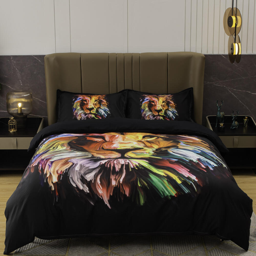 3D Printed kids lion quilt sets bedding set 7 pieces (Accept Custom Printing Design) factory