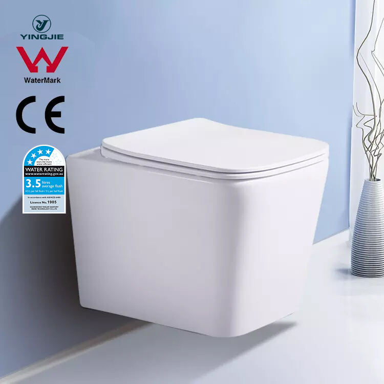 WATERMARK CE commode Australia WC Ceramic bathroom Toilet Sanitary ware wall hung toilet