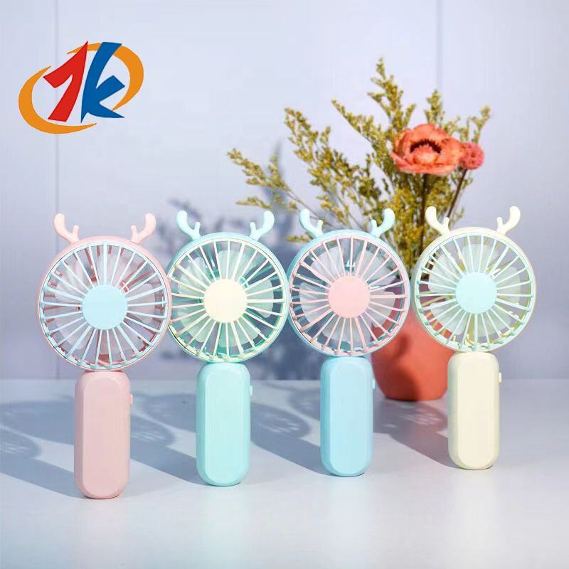 2024 new ins style children's manual fan cartoon USB rechargeable fan portable mini fan promotional toys details