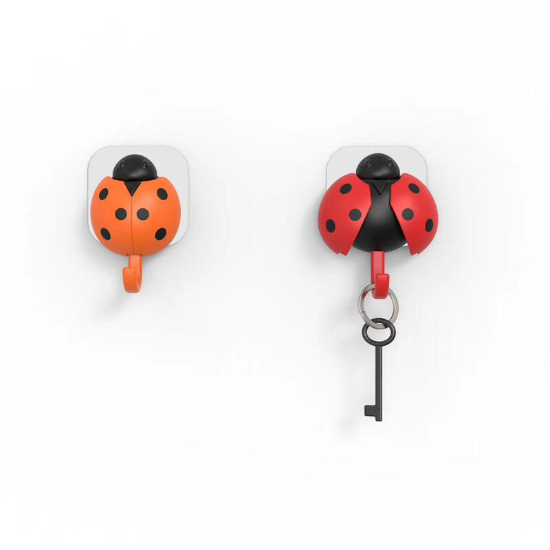 ใหม่ Creative Beetle Key Hook ปีกตรวจจับแรงโน้มถ่วงเปิดโดยอัตโนมัติผลิตตะขอกุญแจน่ารักสร้างสรรค์