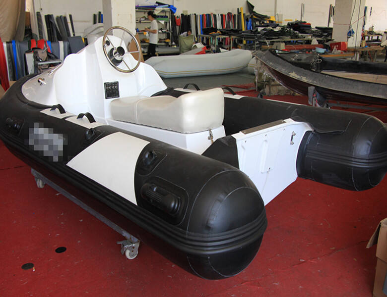 Fiberglass 3.5m Inflatable Jet Ski Speed Boat 350 With Motor supplier